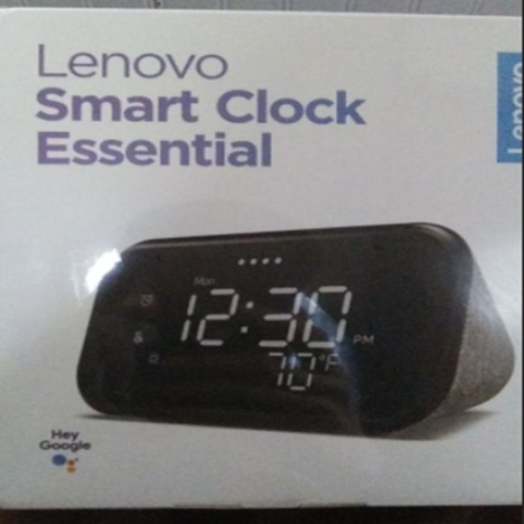 Lenovo Smart Clock Essential - Soft Touch Gray - Picture 1 of 2